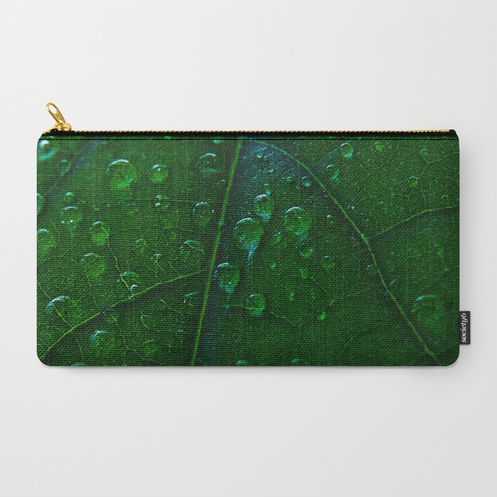 Green Bubbles Carry-All Pouch