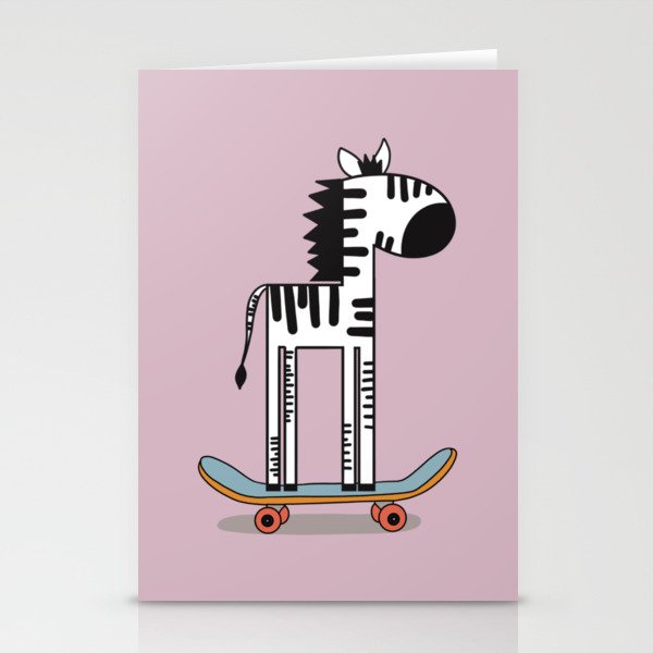 Skateboard Safari Stationery Cards