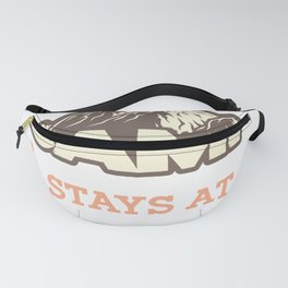 What Happens At Camp Stays At Camp Nature, Glamping Camping Fanny Pack