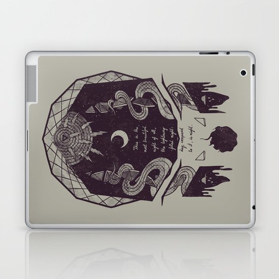 The Lightning-Filled Night Laptop & iPad Skin