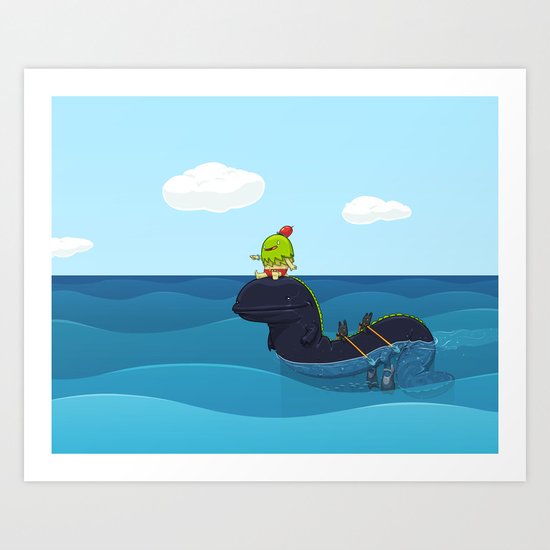Game Hunter Art Print