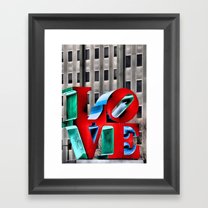 Love from Philly Framed Art Print