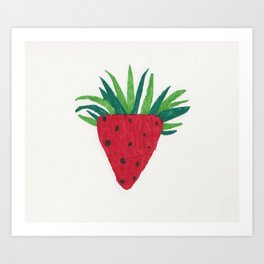 Strawberry Art Art Prints For Any Decor Style Society6