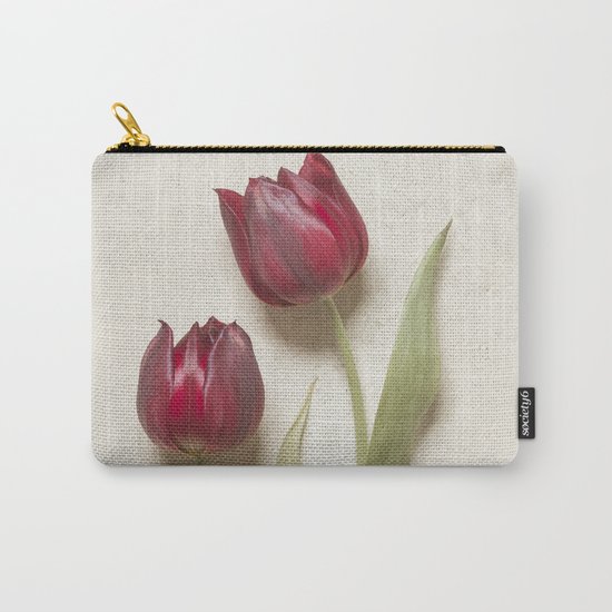 Two Red Tulips II Carry-All Pouch