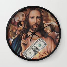 Jesus loves sex Wall Clock | Sex, Nudes, Dollar, Paper, Bodies, Collage, Coins, Kitsch, Metaphore, Money 