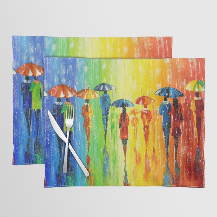 If it rains , then a bright Placemat
