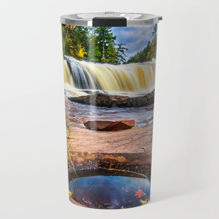 Mandio Falls - Porcupine Mountains Travel Mug