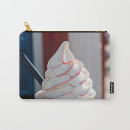 Soft serve colorful stripes in vanilla ice cream Carry-All Pouch