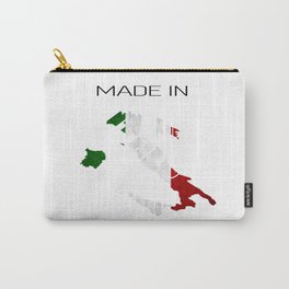 Made in Italy. Rome. Italian. Perfect present for mom mother dad father friend him or her Carry-All Pouch