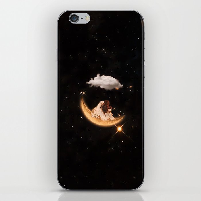 to the moon and never back iPhone Skin