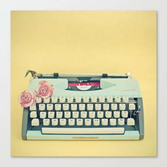 The Typewriter Canvas Print