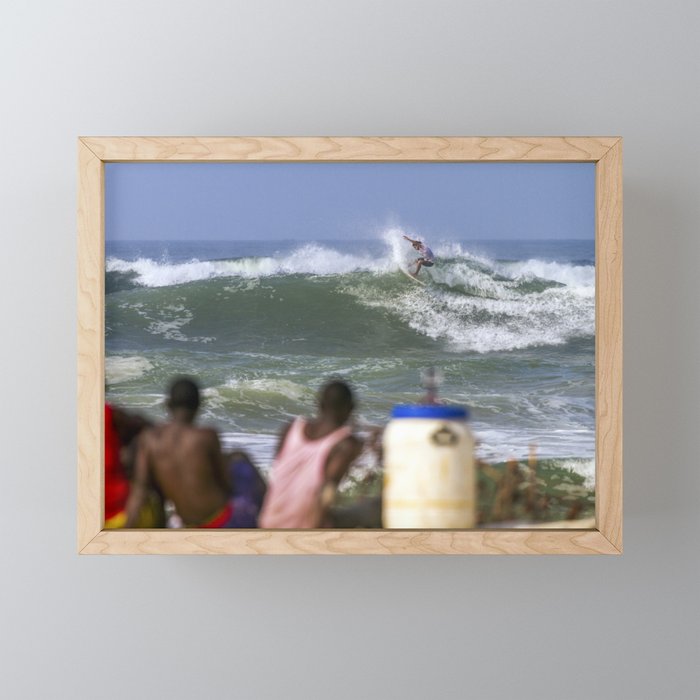 surfEXPLORE Sierra Leone Framed Mini Art Print