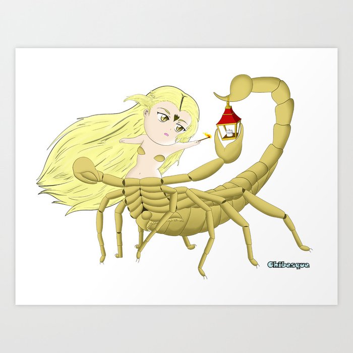 Unusual Centaurs: Scorpion Art Print