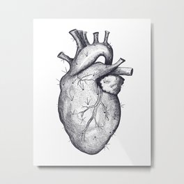 Cactus heart Metal Print
