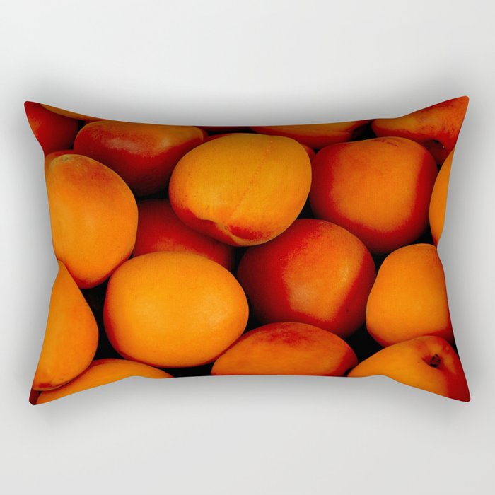 Apricot fruit pattern Rectangular Pillow