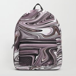 Abstract pink liquid painting Backpack