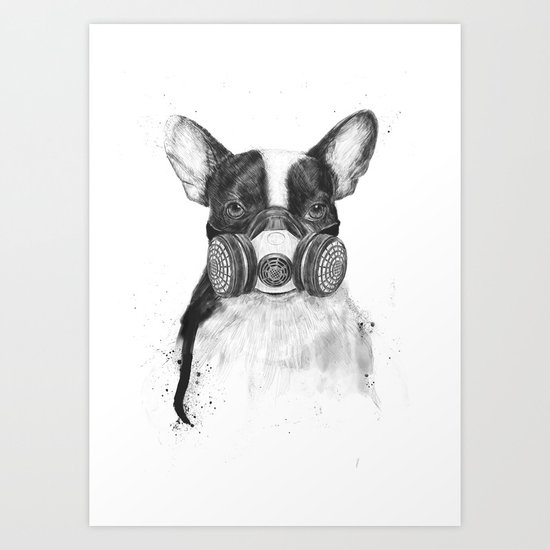 Big city life Art Print