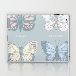 Cottagecore: Blue Butterflies Laptop Skin