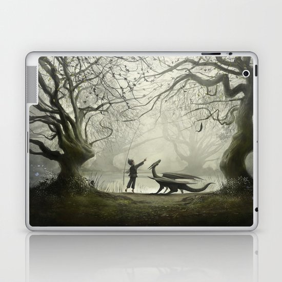 The Boy And His Dragon Laptop & iPad Skin