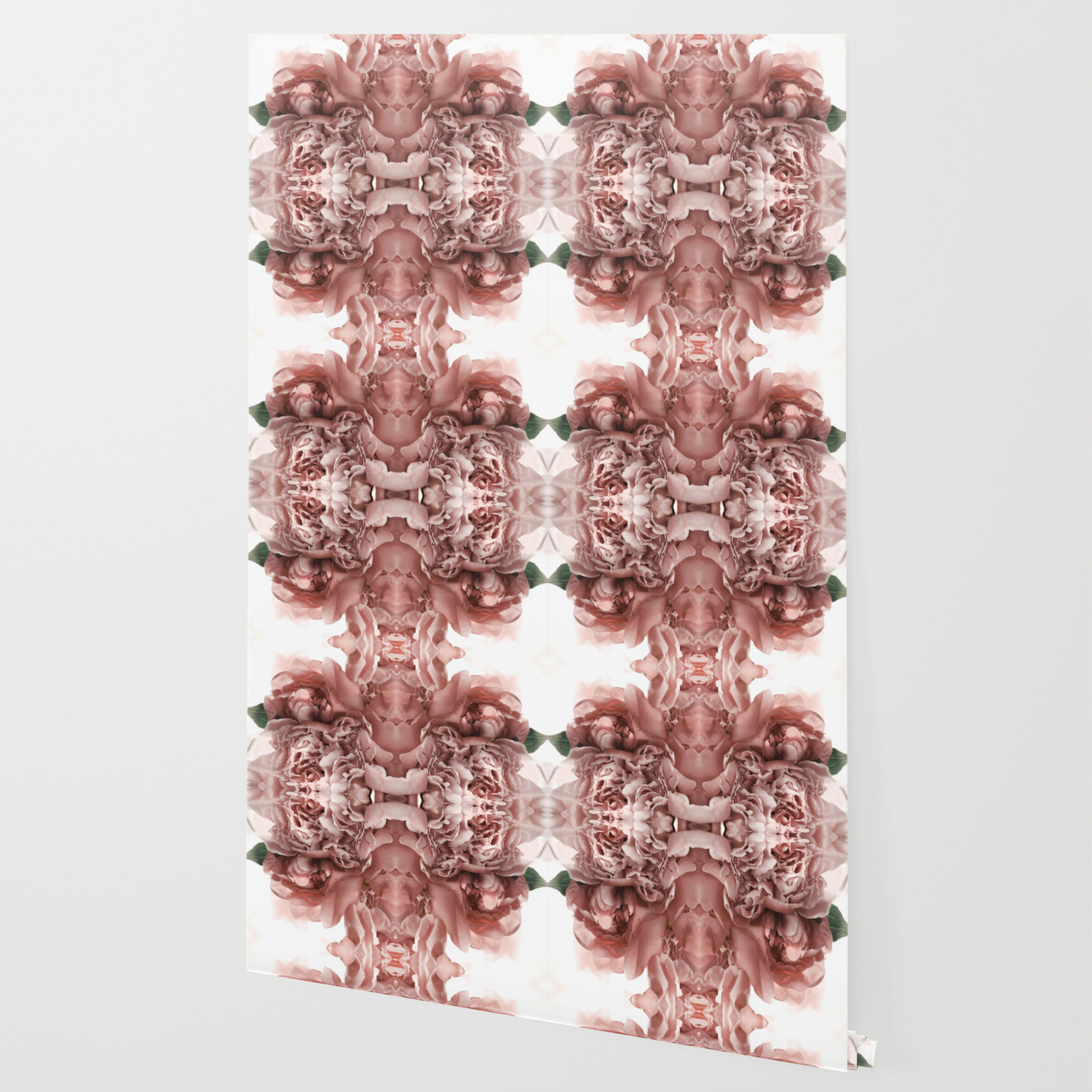 Blush Pink Floral Wallpaper By Printsproject Society6 A darling blossom trail wallpaper in resplendent satin pink. society6