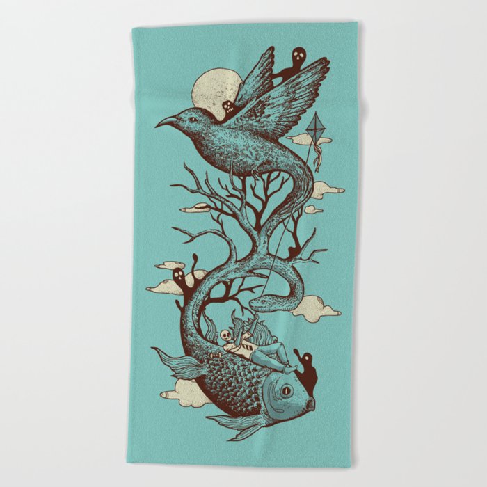 Escape from Reality Beach Towel