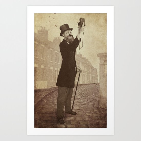 Vintage Selfie Art Print