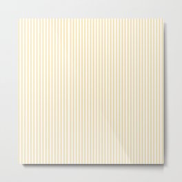 yellow stripe pattern Metal Print
