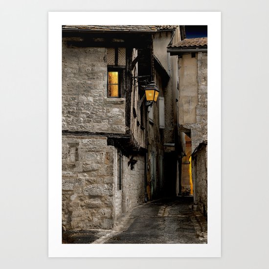 Down the Alley Art Print