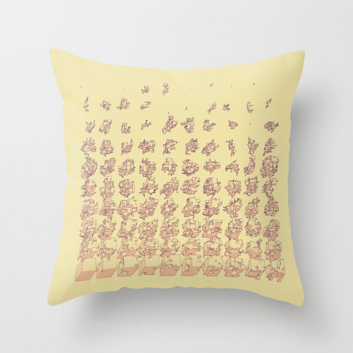 Subtractivity Throw Pillow