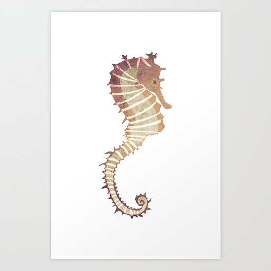 Seahorse Art Print