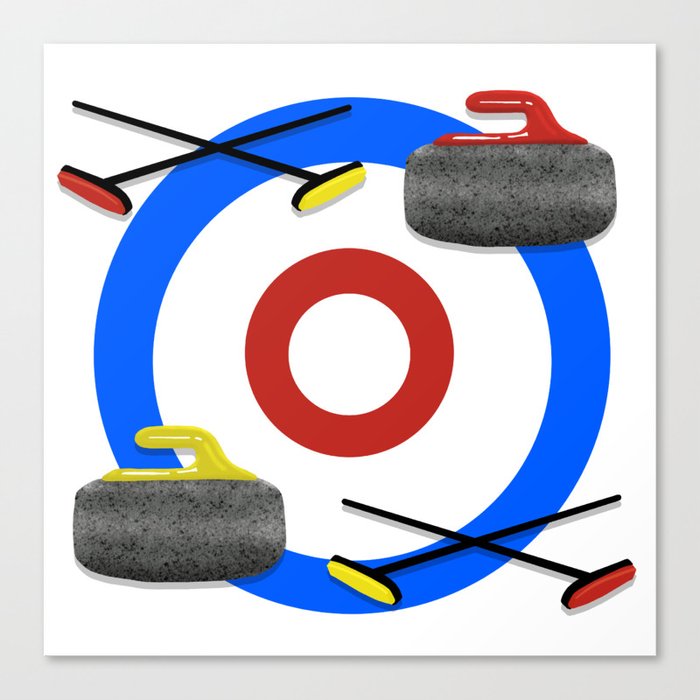 Curling Canvas Print