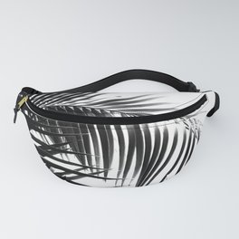 Palm Leaves Black & White Vibes #3 #tropical #decor #art #society6 Fanny Pack