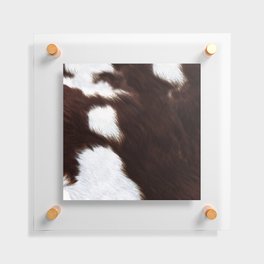 Southwestern Brown Cowhide (Created Digitally) Floating Acrylic Print