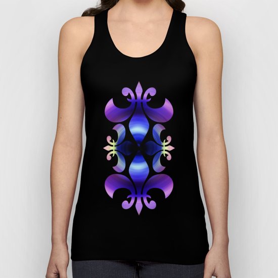 Ultraviolet Swirl Unisex Tank Top