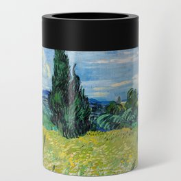 Vincent van Gogh - Green Wheat Field with Cypress Can Cooler