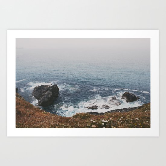 Over the edge Art Print