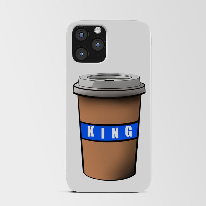 Coffee cup. KING iPhone Card Case