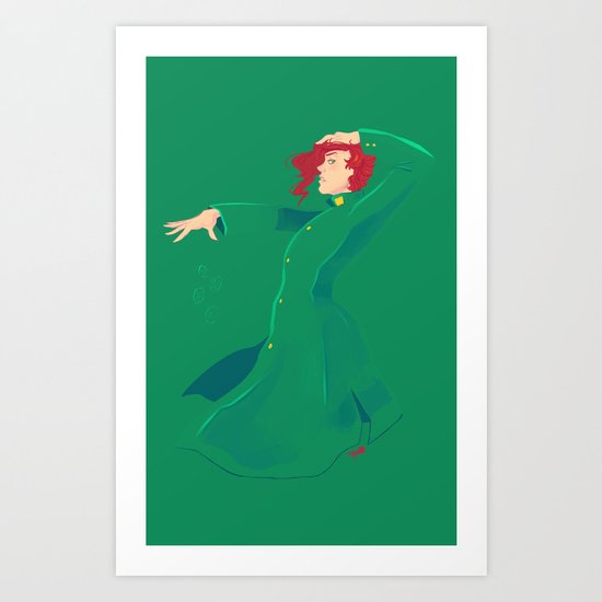 JJBA :: Kakyoin Art Print