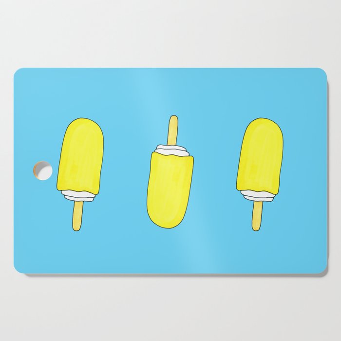 Yellow Popsicle (sweets #7) Cutting Board