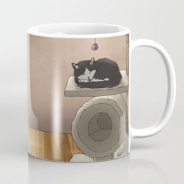 Yoga wit cat Coffee Mug