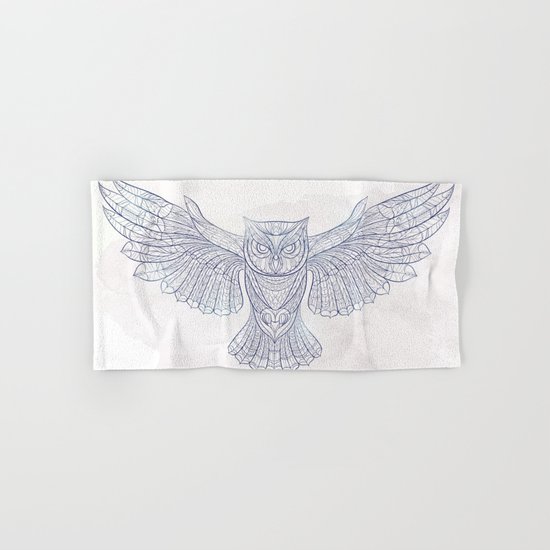 Ethnic Owl Hand & Bath Towel