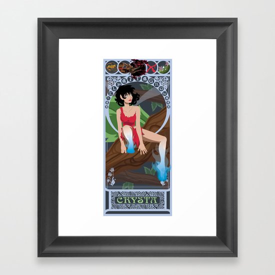 Crysta Nouveau - Fern Gully Framed Art Print