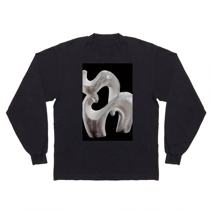 Animal and it's Cub by Shimon Drory Long Sleeve T Shirt