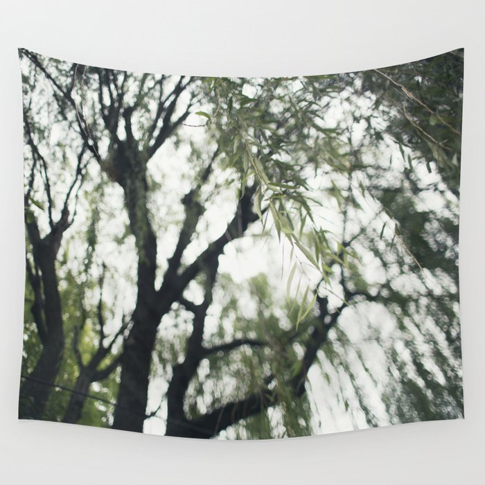 Beneath the Willow Tree Wall Tapestry by Kameron Elisabeth