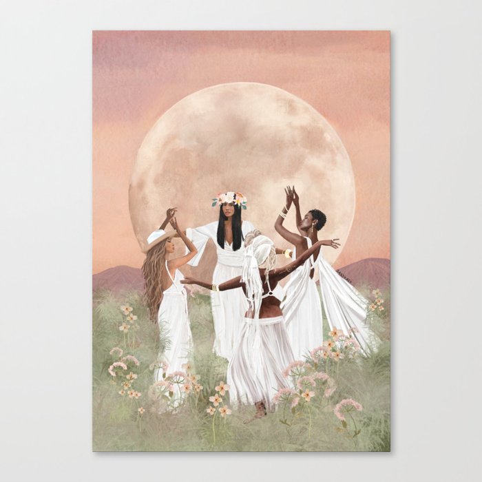 Moon dancers Canvas Print