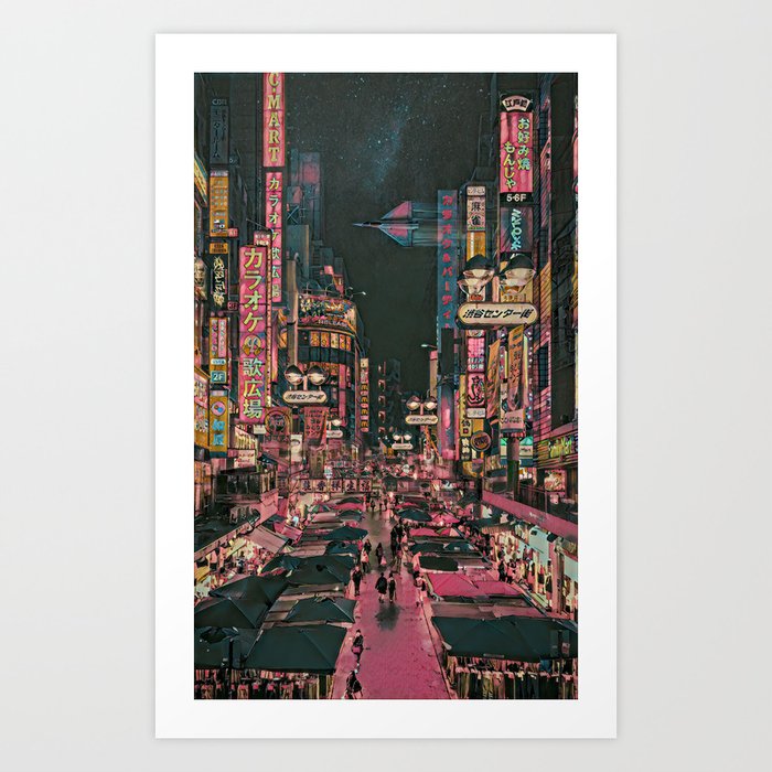 Tokyo Cyberpunk Art Print