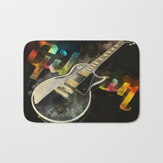 Come on Feel the Noise (Gibson Lp) Bath Mat