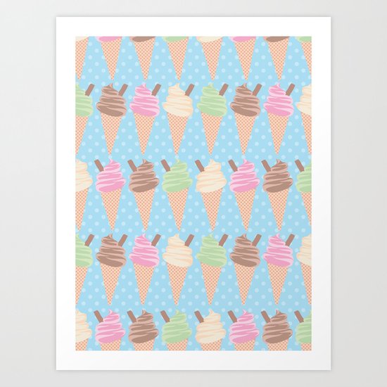 Ice Cream Art Print