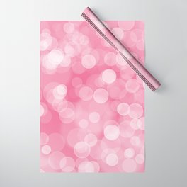 Bokeh Pink Sparkle and Shine Wrapping Paper