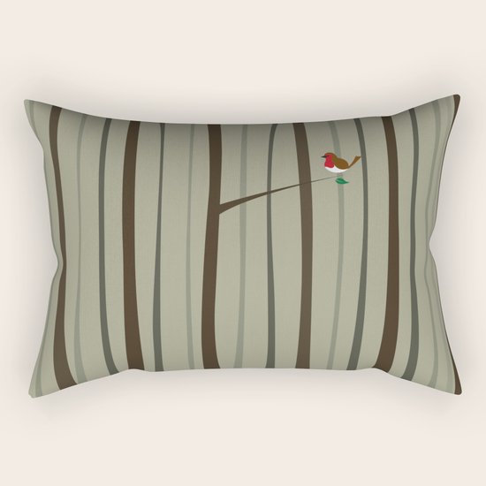 Winter Forest Rectangular Pillow